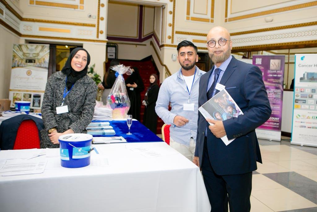 Fundraising stall at a charity event