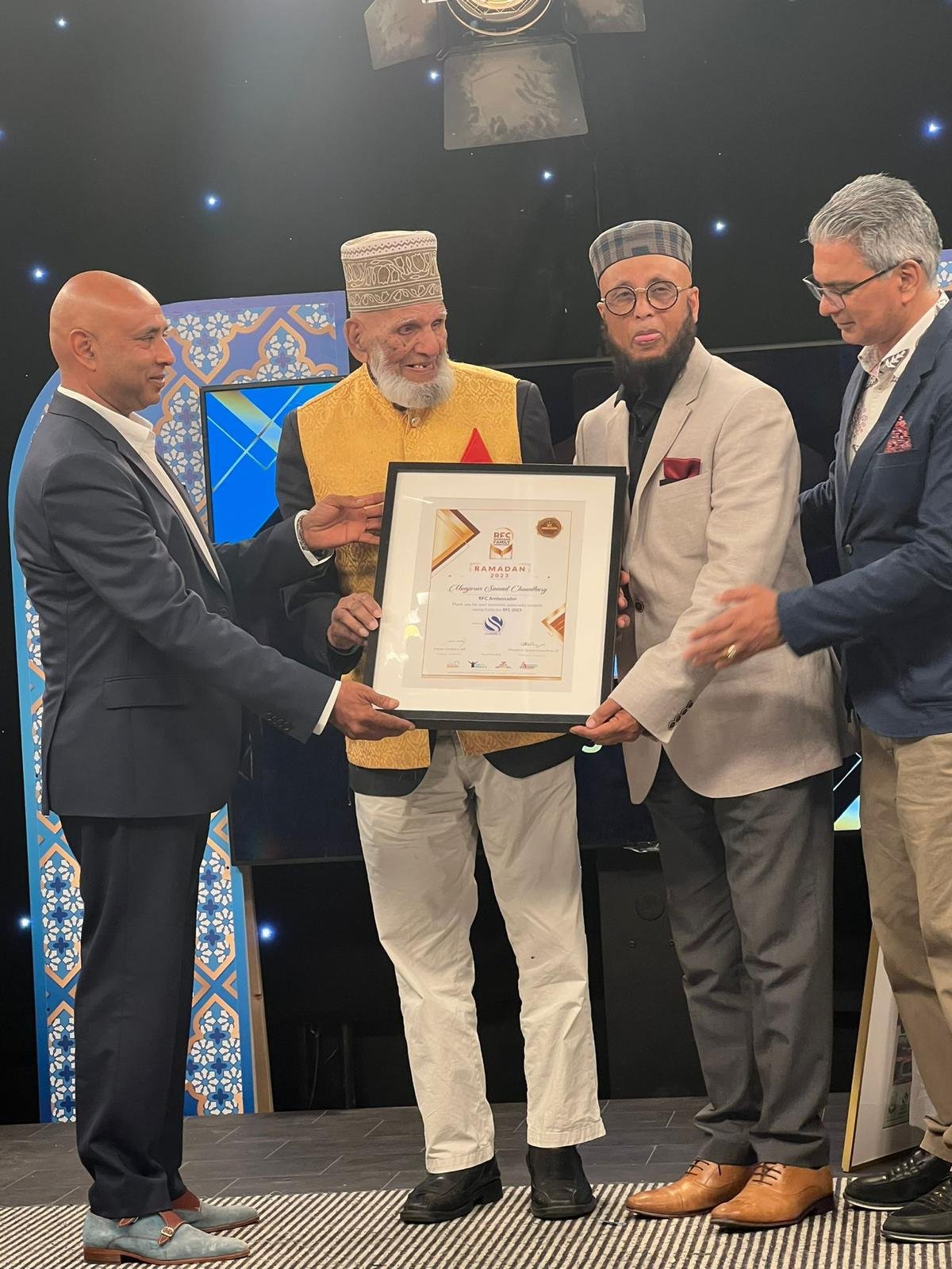 Ramadan Family Charity Ambassador award, 2023